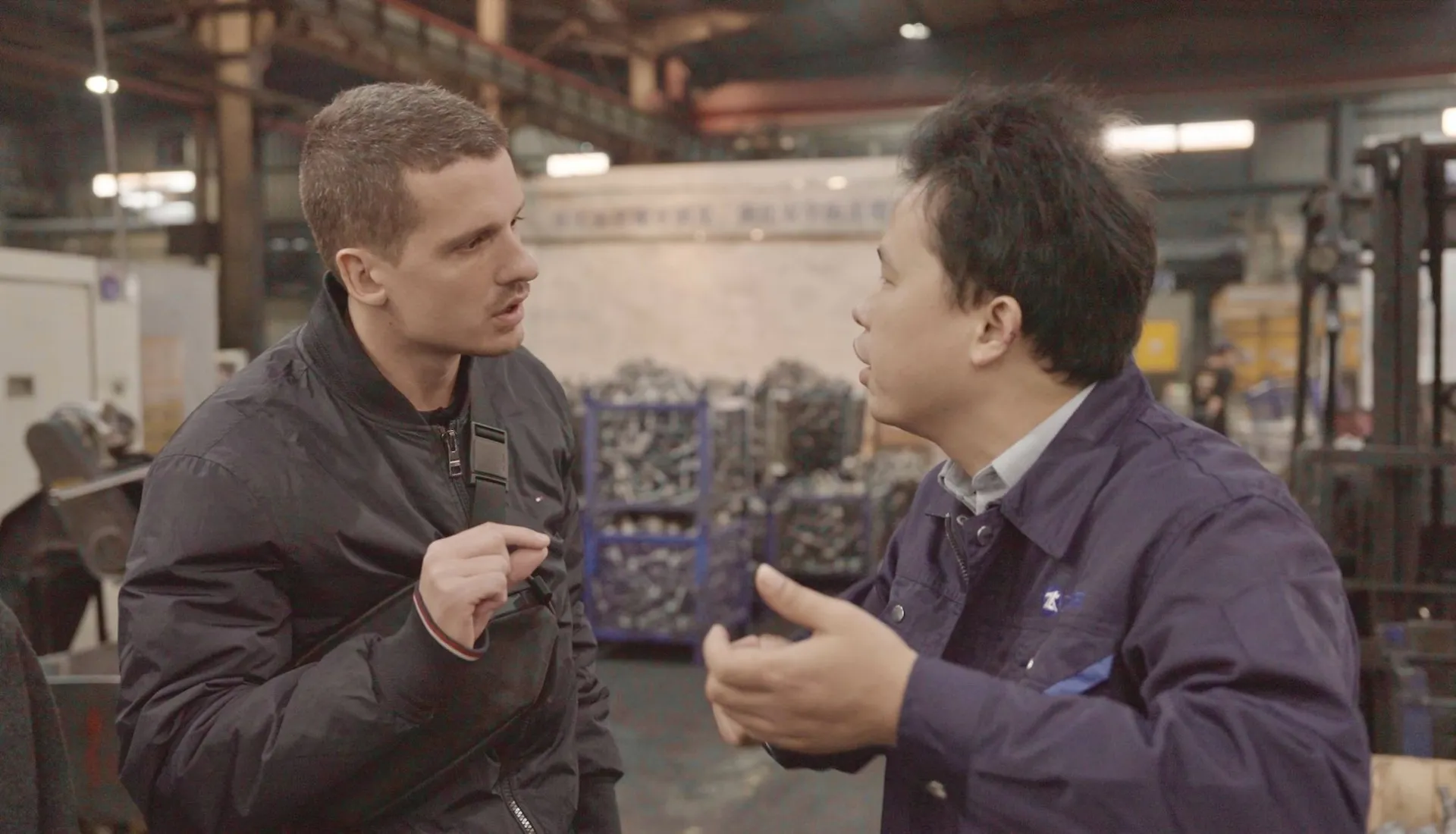 On-ground supplier negotiation inside Chinese factory